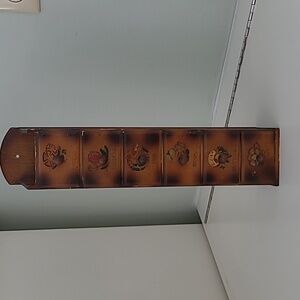 Vintage 6 drawer wooden craft/sewing storage holder